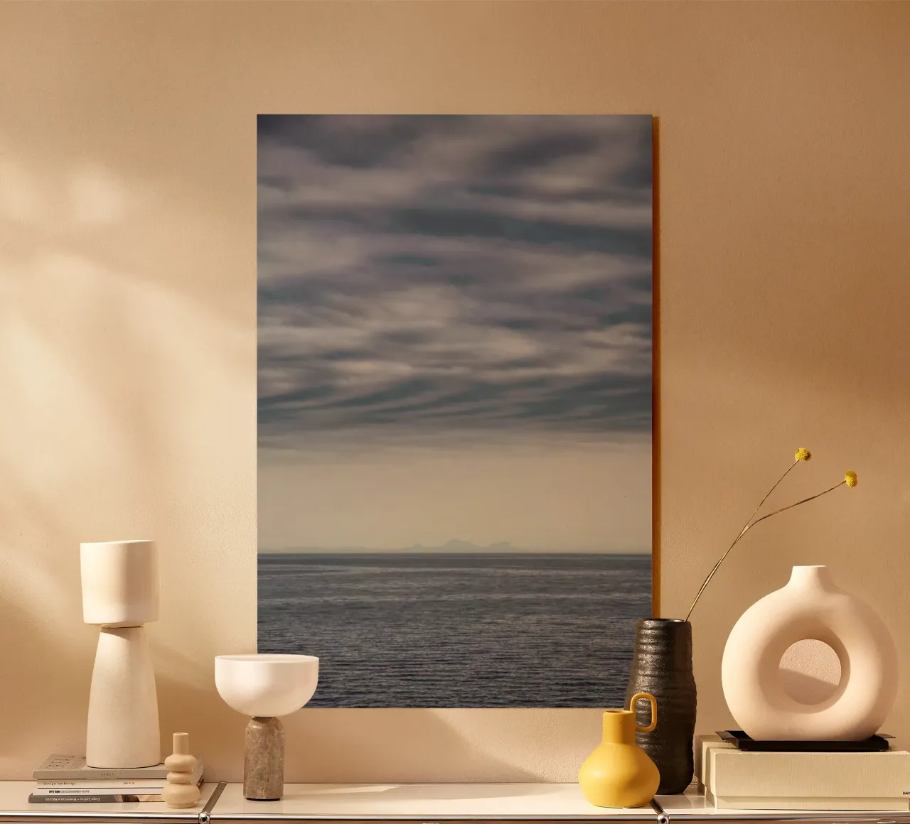 Let's Meet at the Horizon 2 acrylic glass by Nur Mut