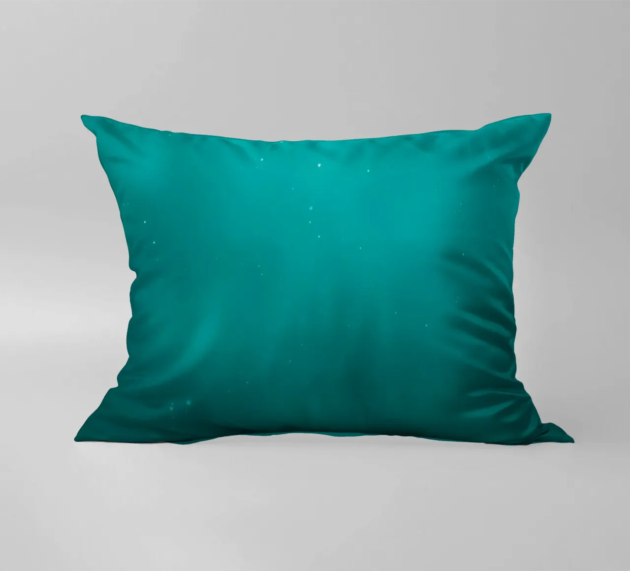 Abstract turquoise background creating a serene atmosphere decorative cushion by DesignDoodle