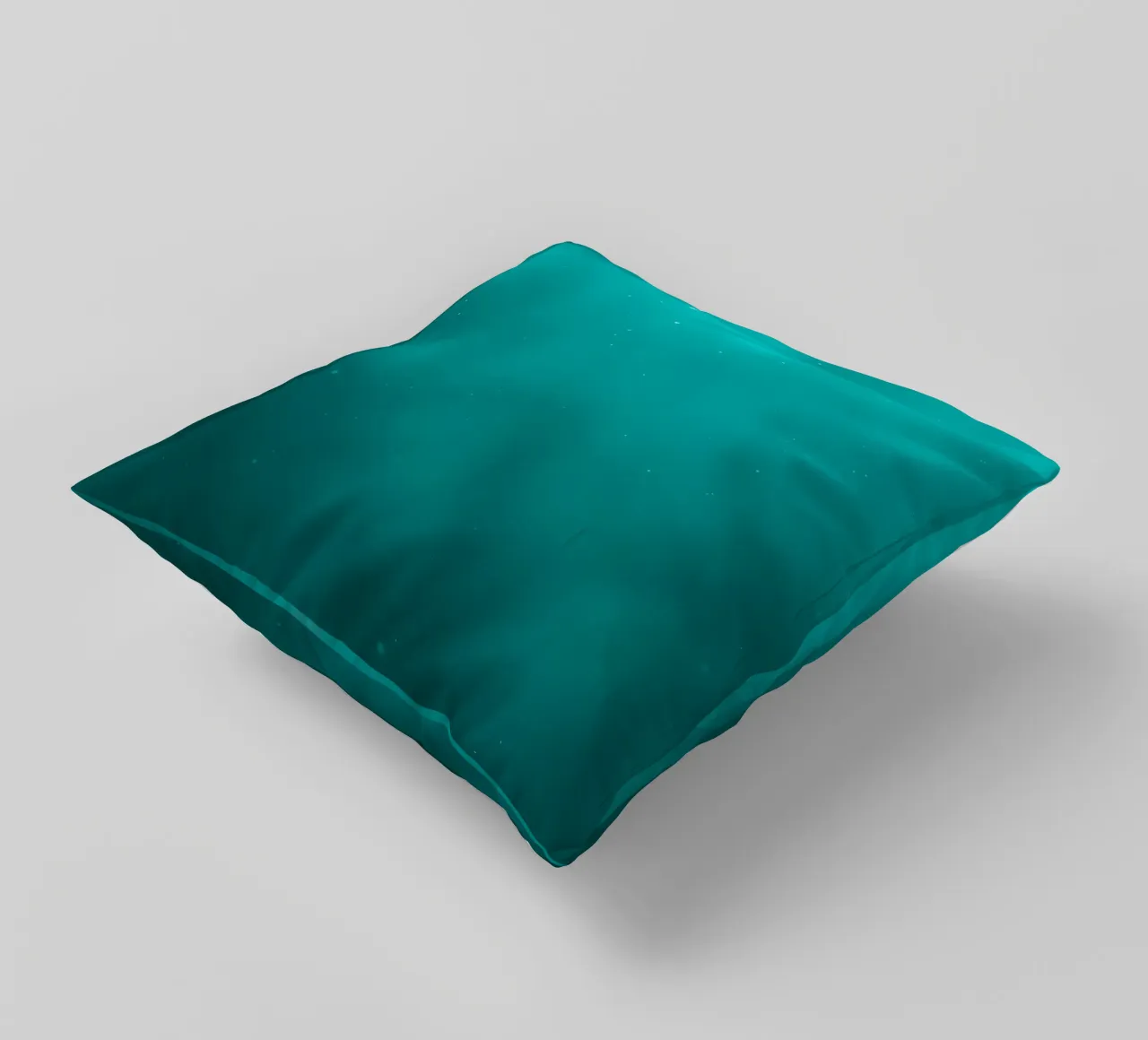 Abstract turquoise background creating a serene atmosphere decorative cushion by DesignDoodle