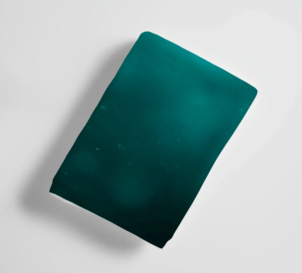 Abstract turquoise background creating a serene atmosphere towel by DesignDoodle