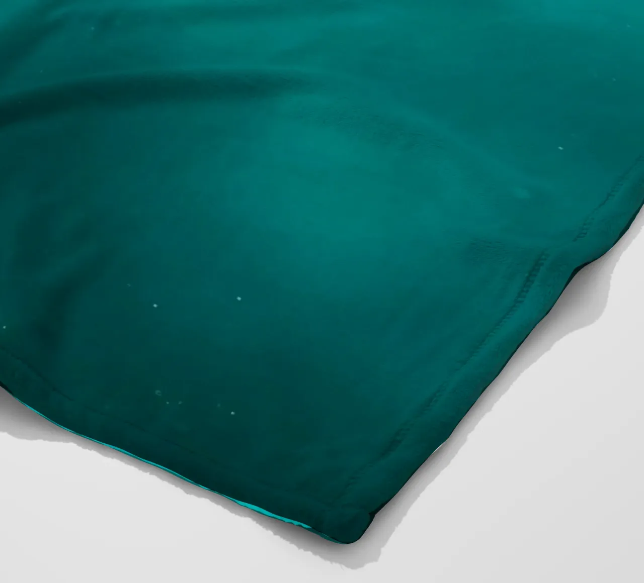 Abstract turquoise background creating a serene atmosphere fleece blanket by DesignDoodle