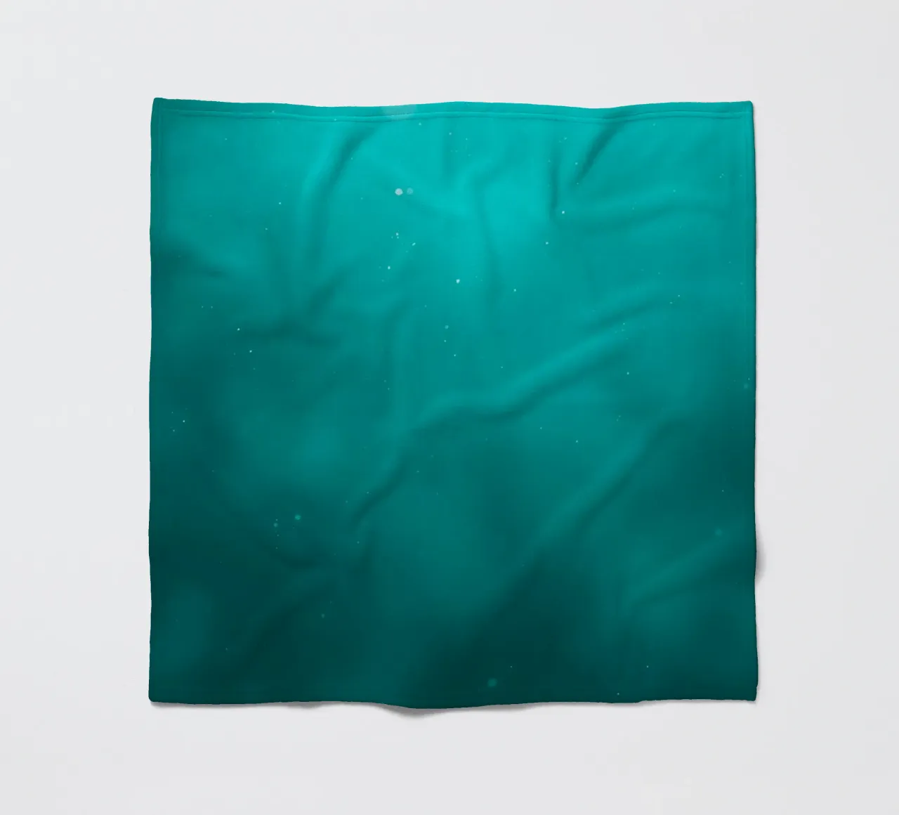 Abstract turquoise background creating a serene atmosphere fleece blanket by DesignDoodle