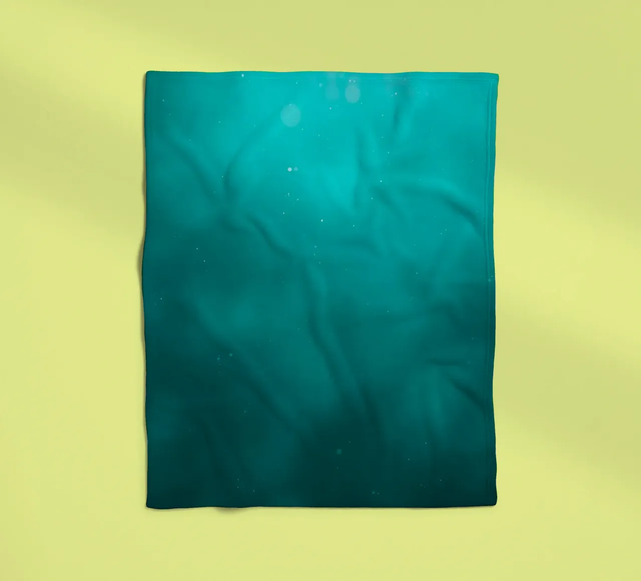 Abstract turquoise background creating a serene atmosphere fleece blanket by DesignDoodle