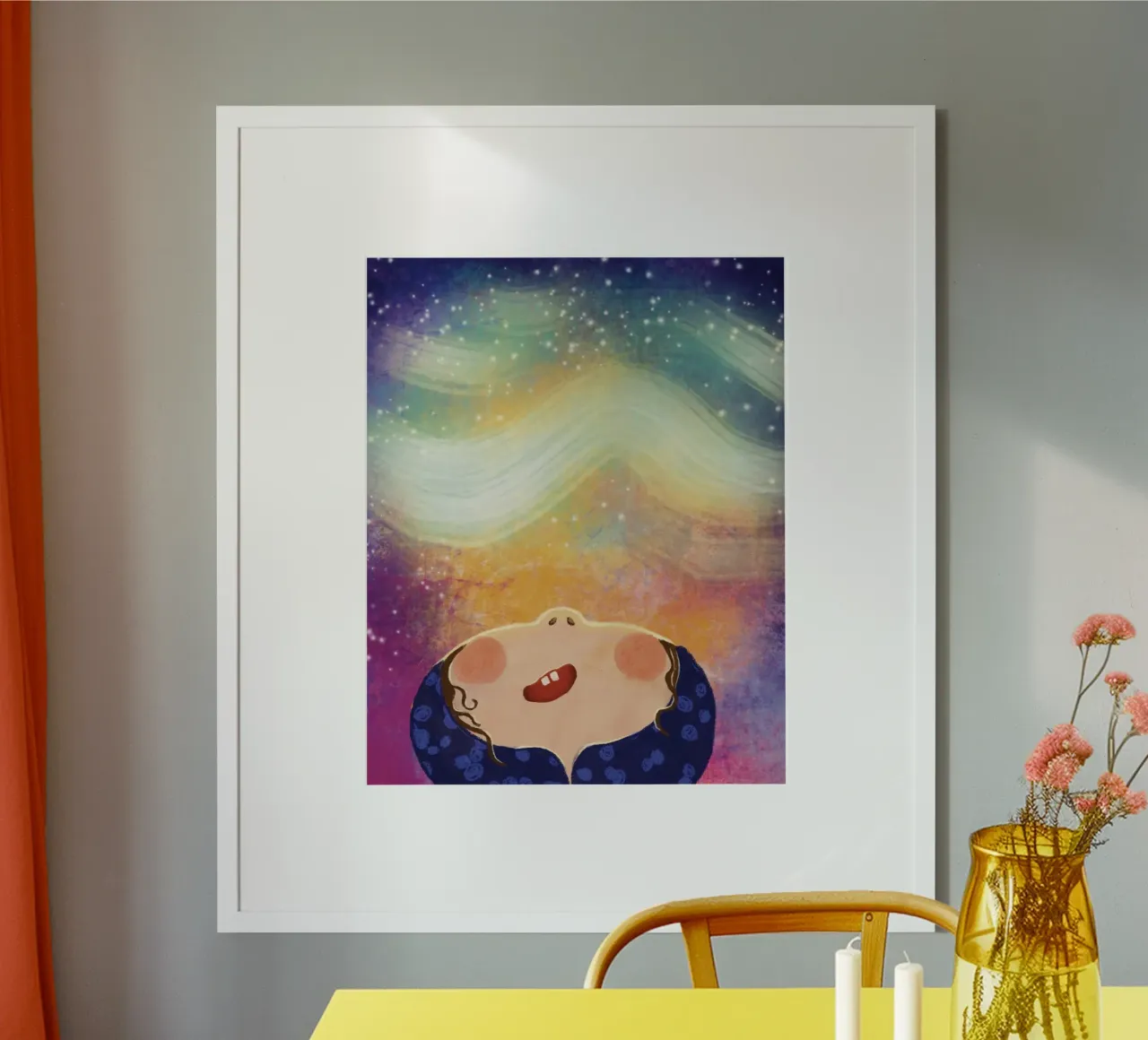 Sternengucker - Nordlichter Hahnemühle von Honigbrombeere