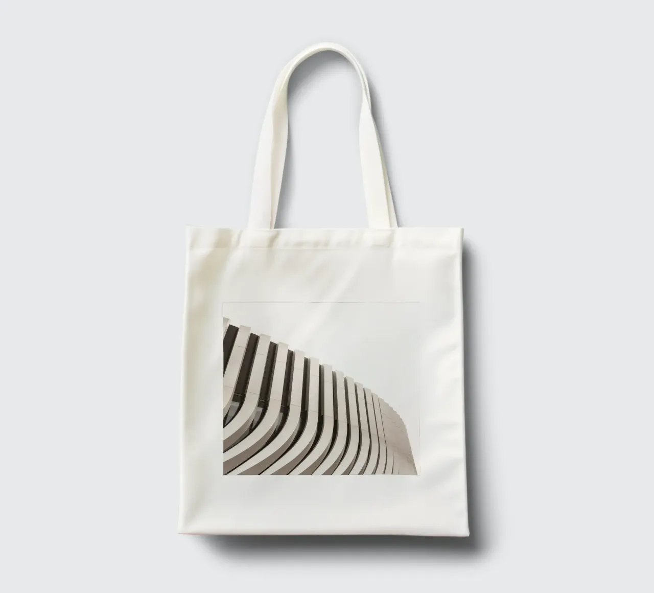 Minimal Architektur borsa in juta da Flo Klein