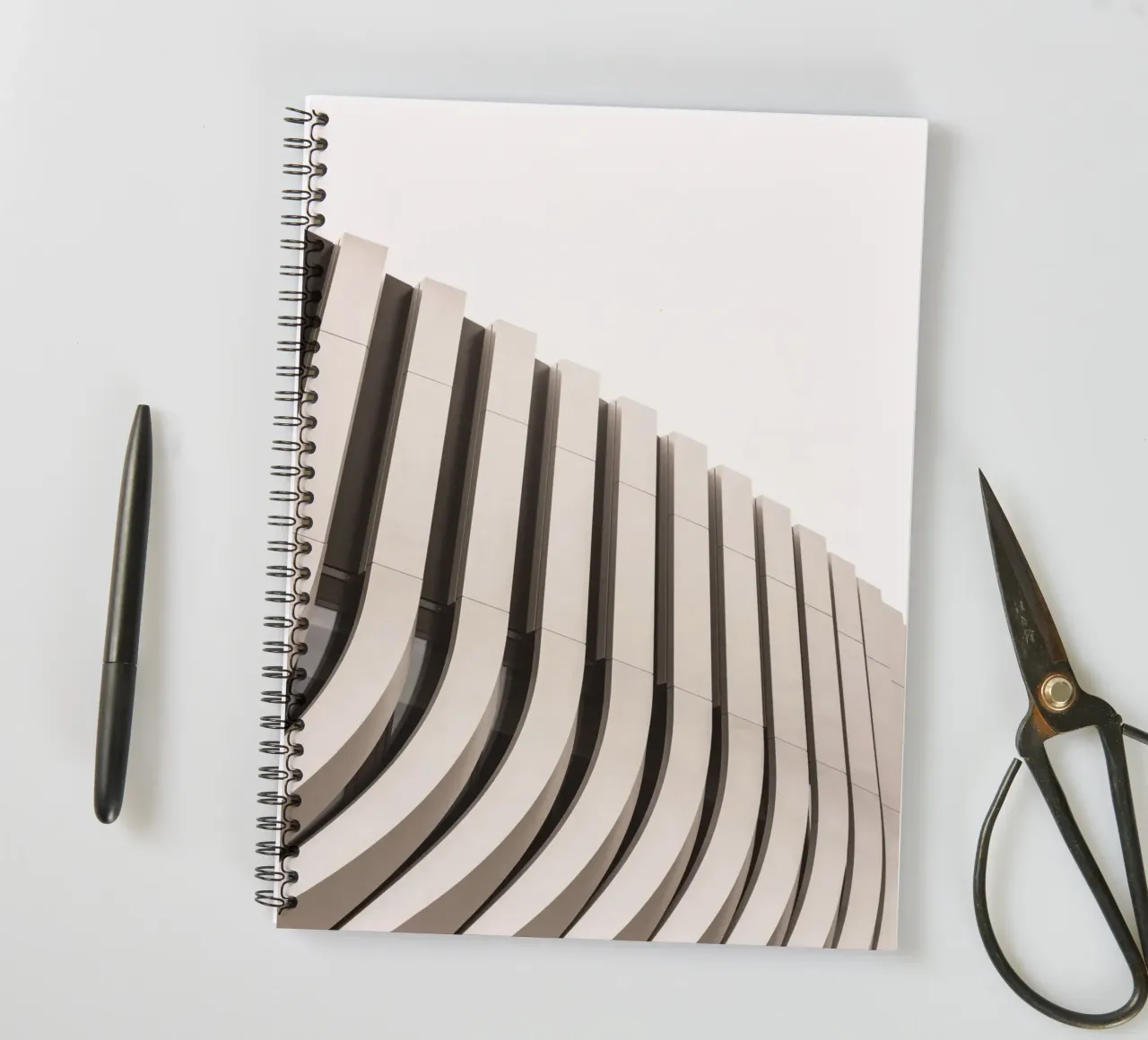 Minimal Architektur spiral notebook by Flo Klein