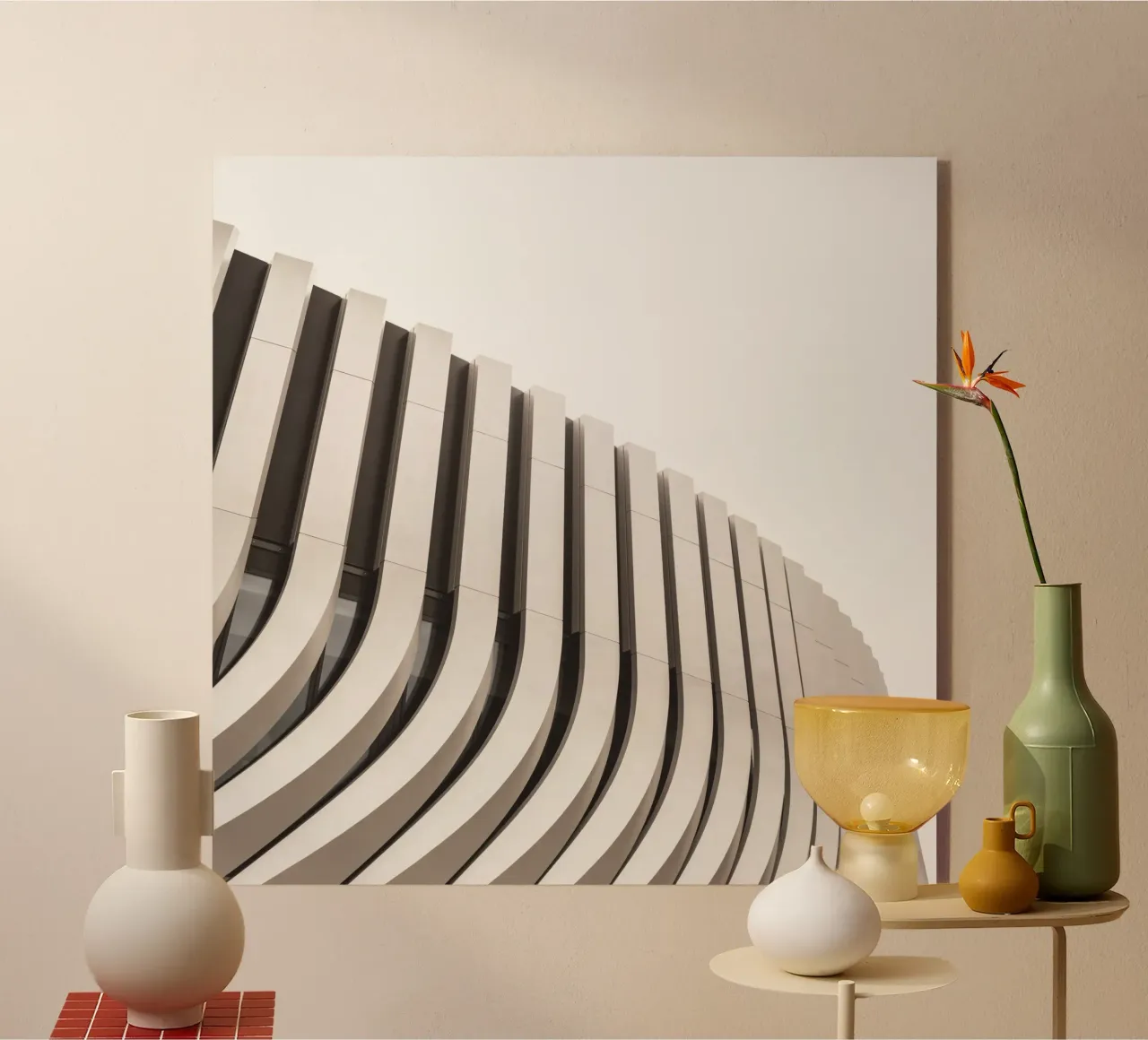 Minimal Architektur plexiglass da Flo Klein