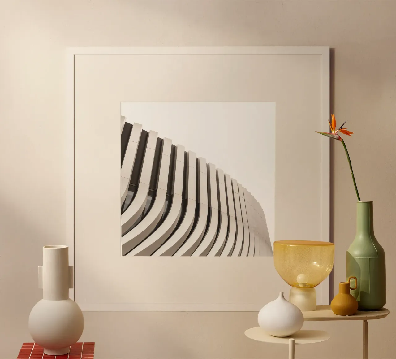 Minimal Architektur carta hahnemühle da Flo Klein