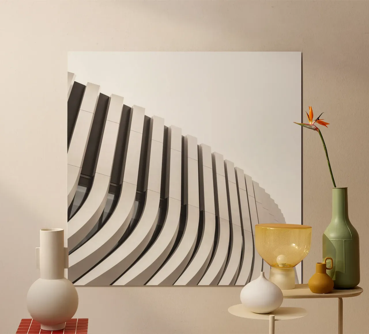 Minimal Architektur carta hahnemühle da Flo Klein