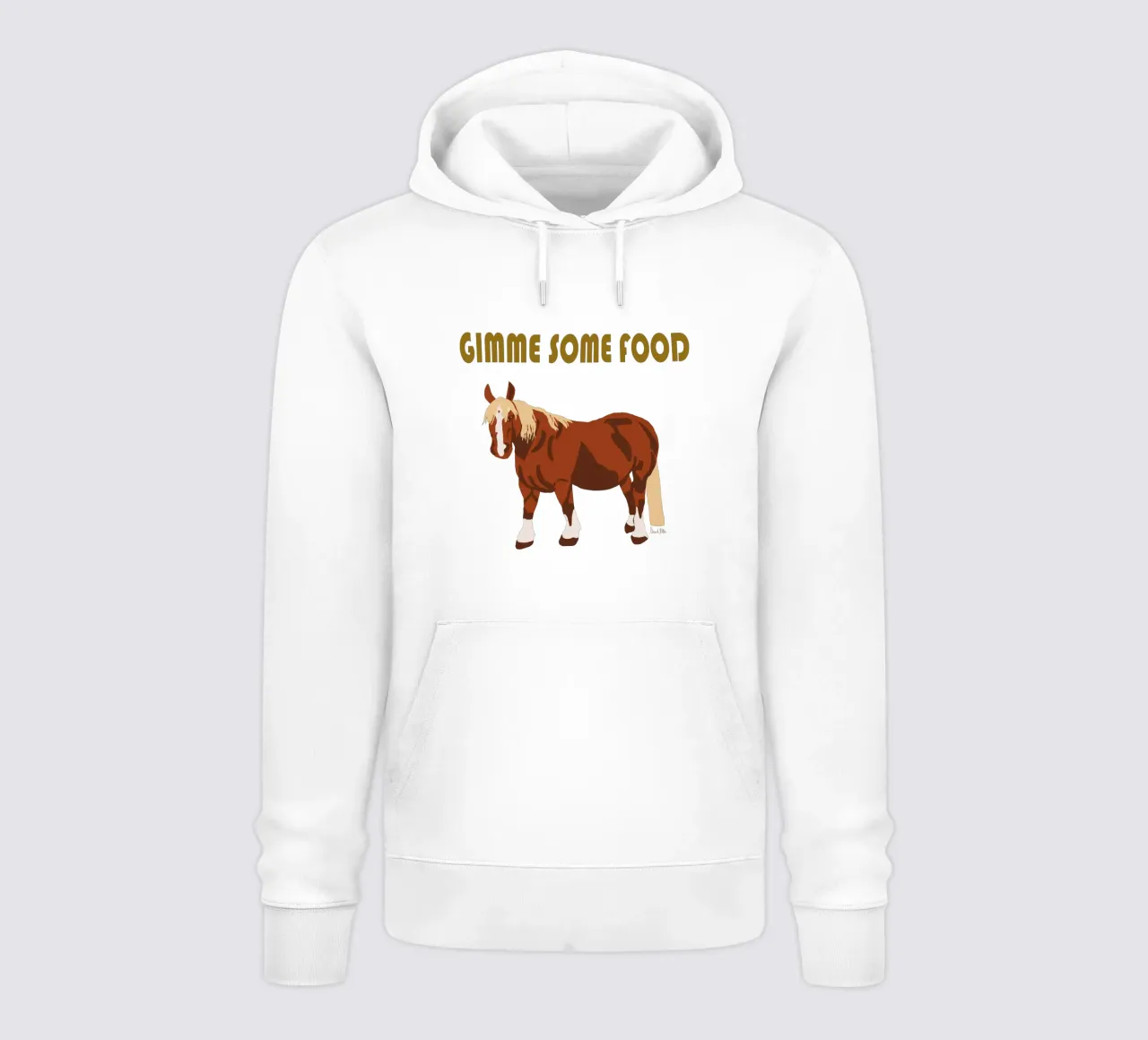 Gimme some food felpa con cappuccio da Mandalla Illustration