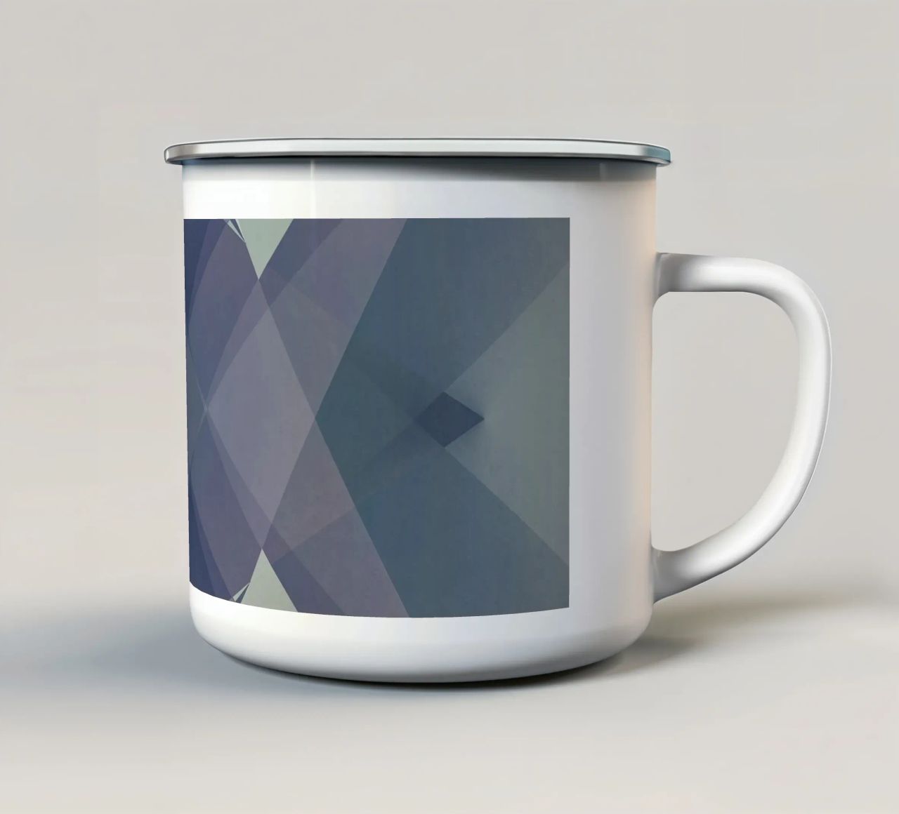 Geometria moderna n. 21 tazza in smalto da Metron