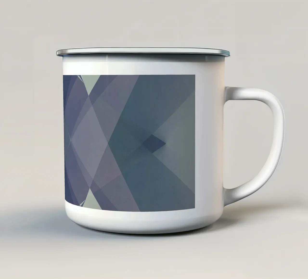 Geometria moderna n. 21 tazza in smalto da Metron