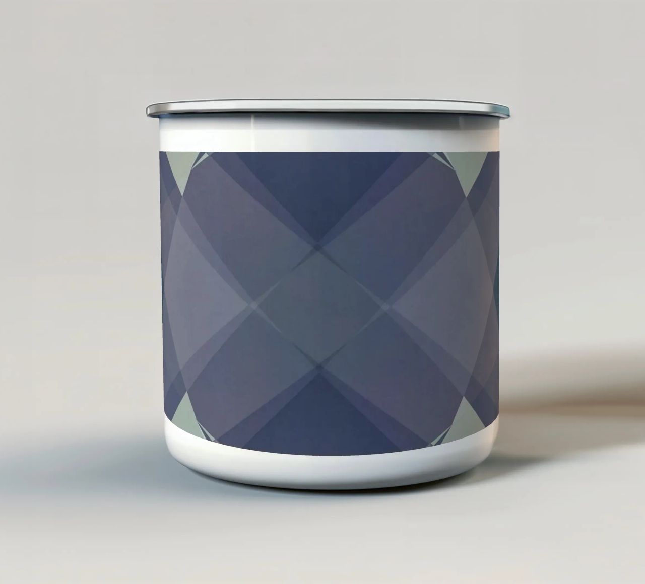 Geometria moderna n. 21 tazza in smalto da Metron