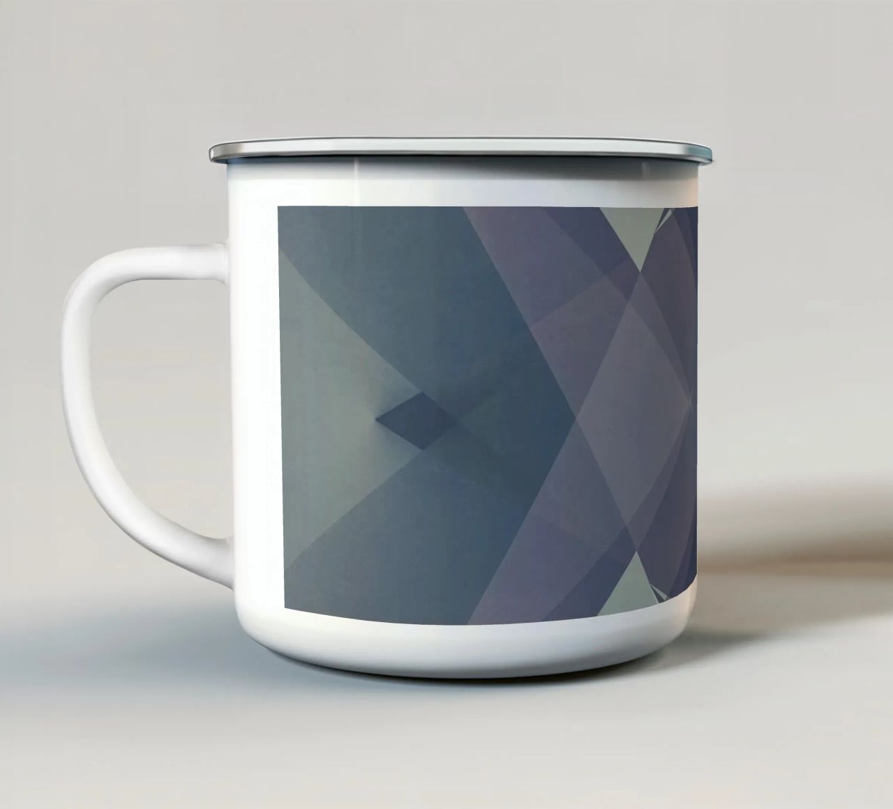 Geometria moderna n. 21 tazza in smalto da Metron