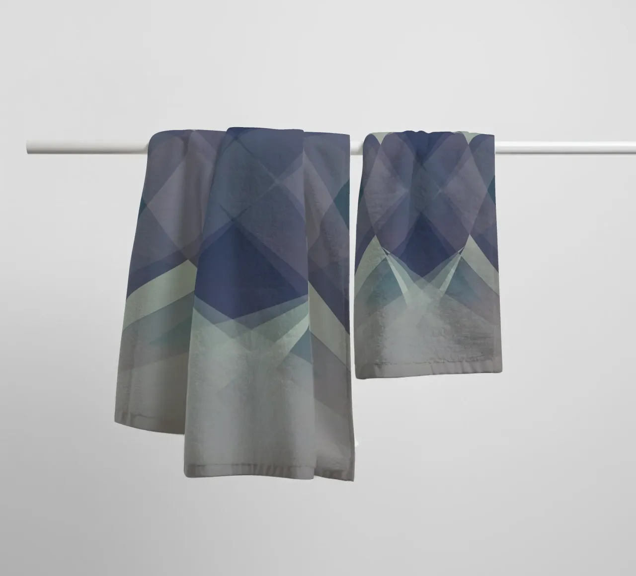 Modern Geometry No 21 towel by Metron