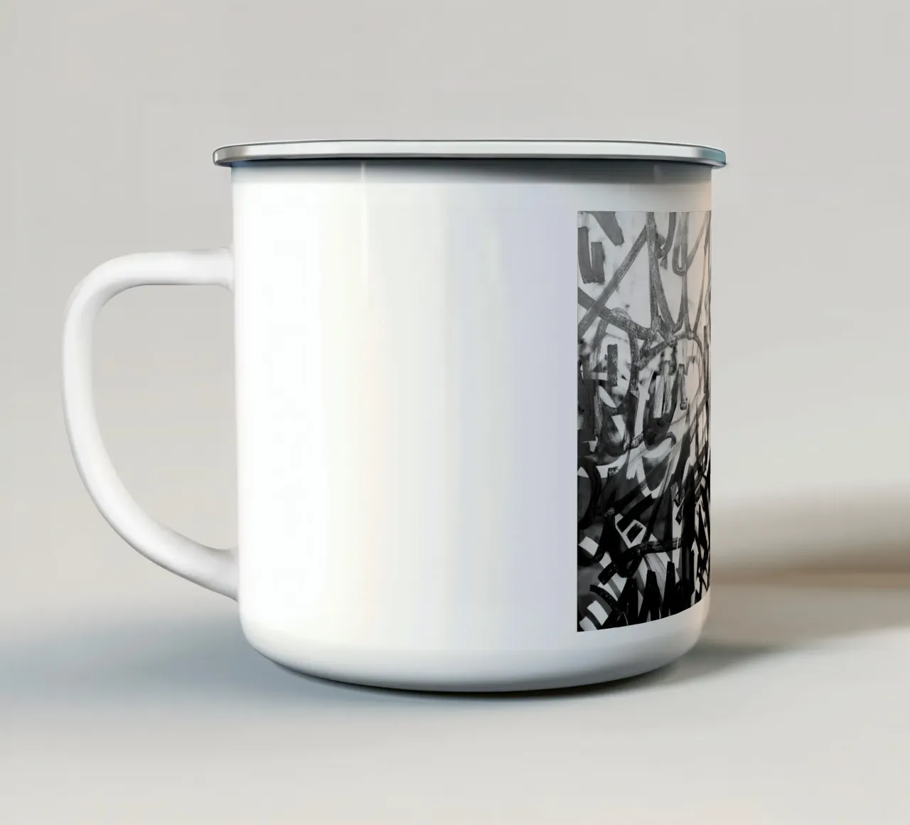 Graffiti Art tazza in smalto da Flo Klein