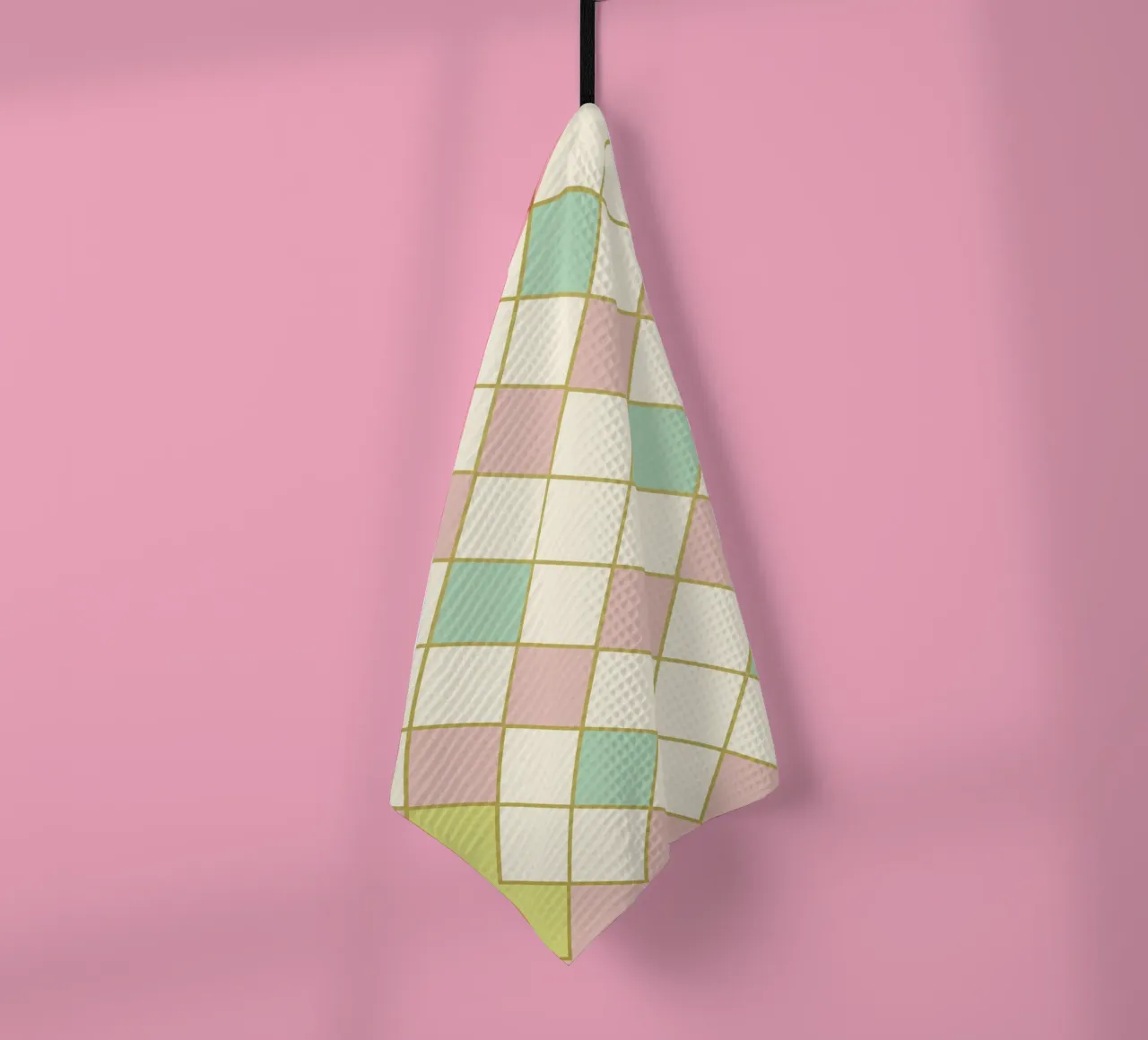 Pastel Geometric Harmony Geschirrtuch von Metron