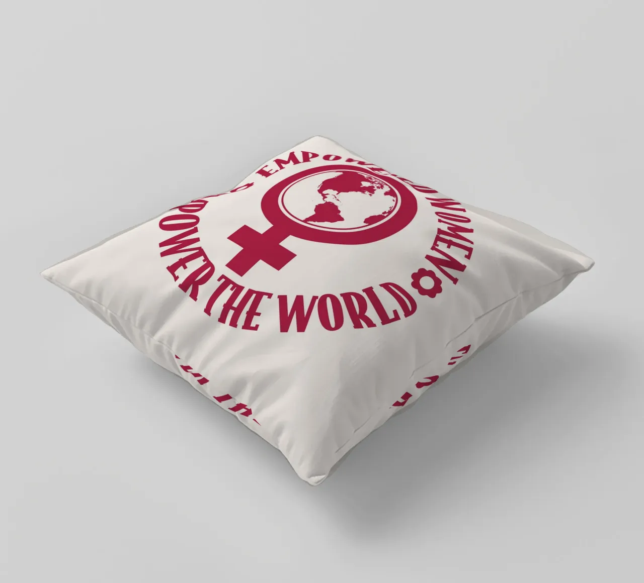 Le donne emancipate danno potere al mondo cuscino da cafelab