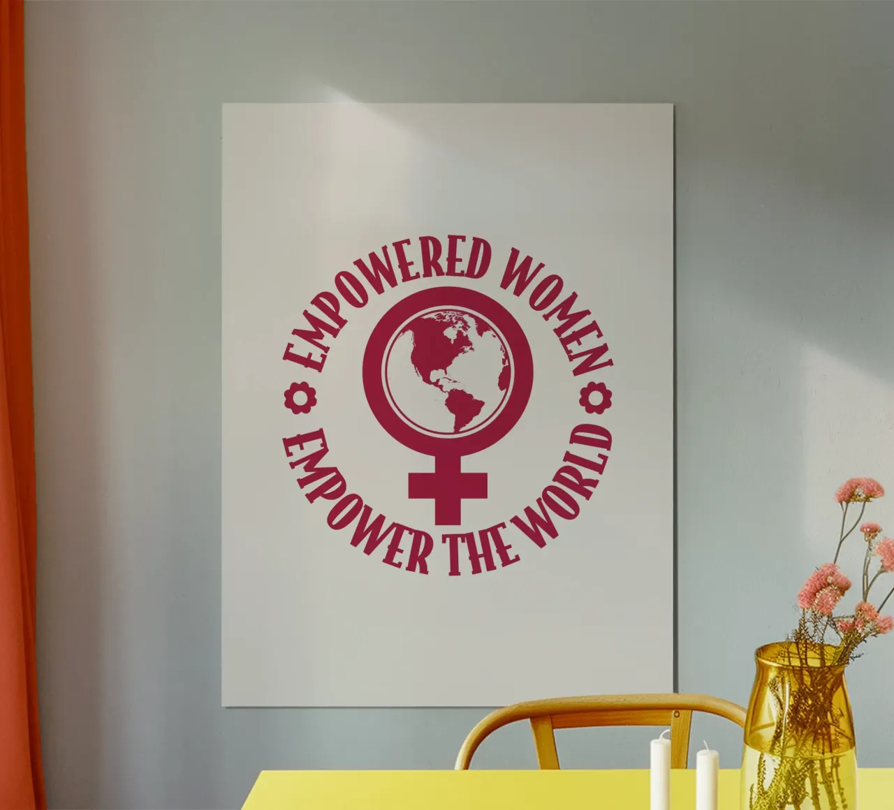 Le donne emancipate danno potere al mondo poster da cafelab