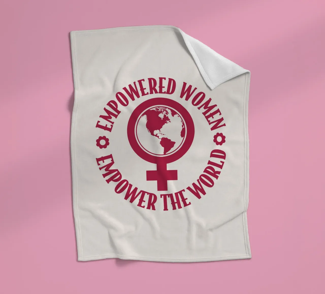 Le donne emancipate danno potere al mondo coperta in pile da cafelab