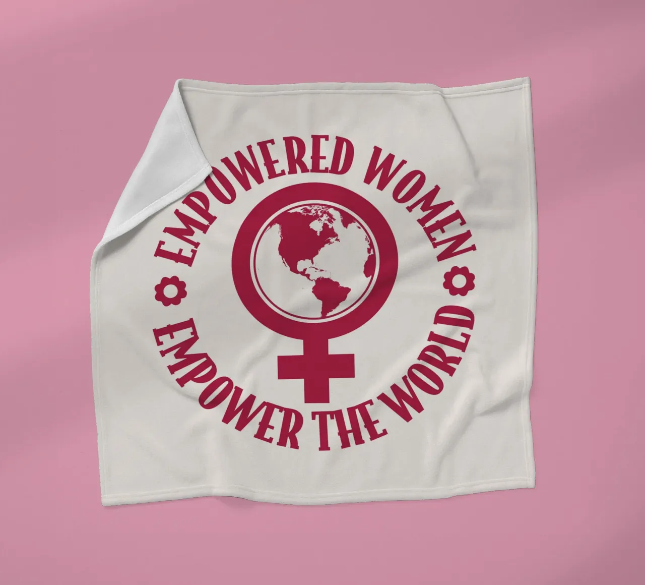 Le donne emancipate danno potere al mondo coperta in pile da cafelab