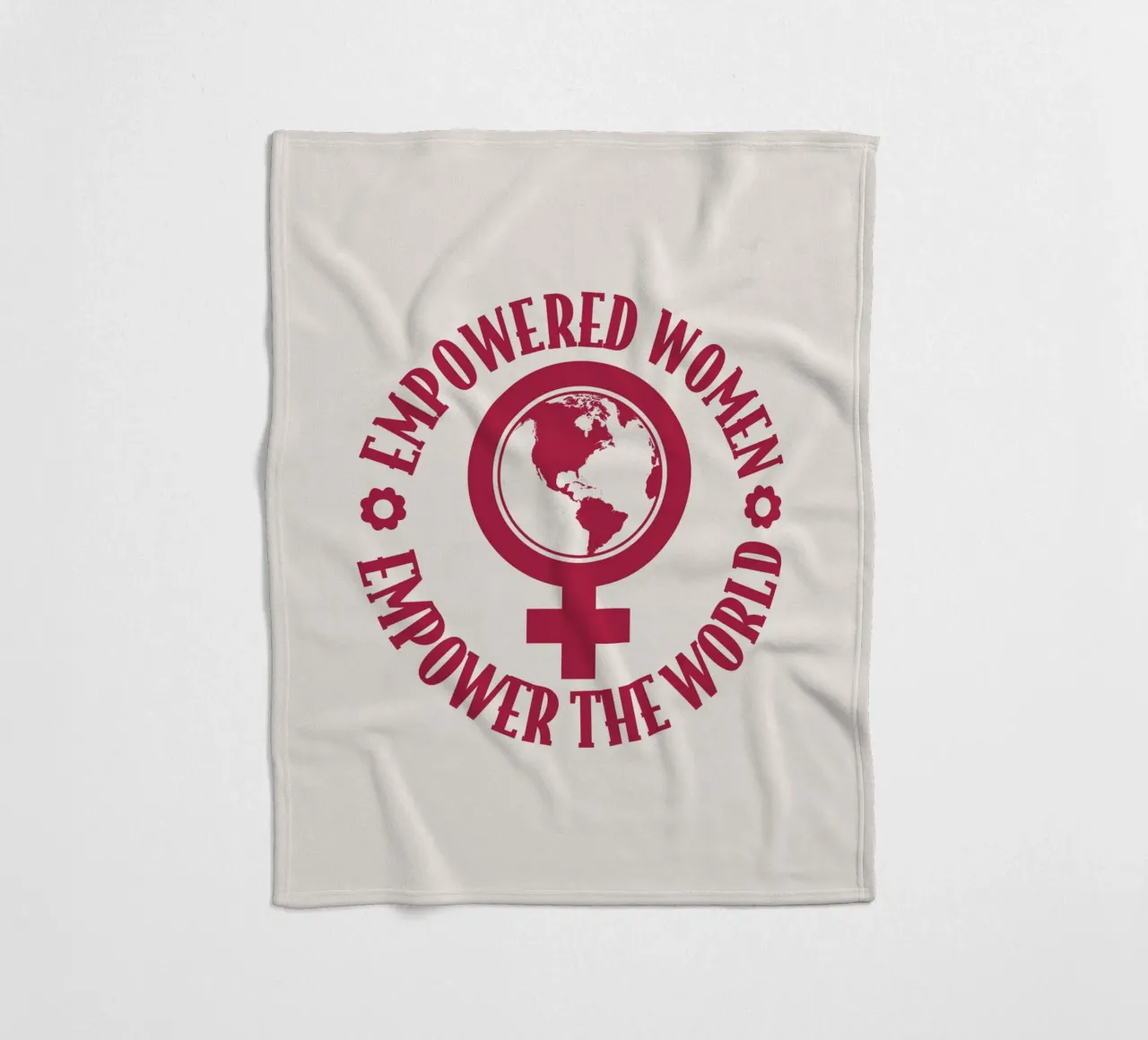Le donne emancipate danno potere al mondo coperta in pile da cafelab