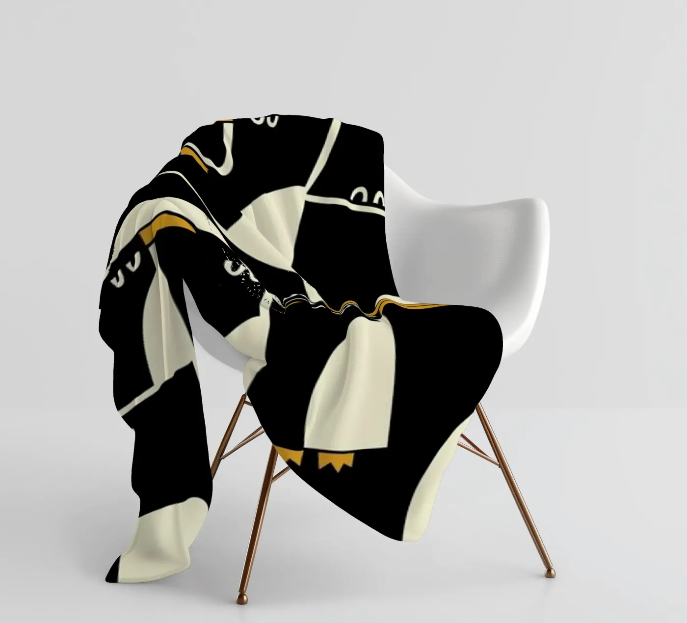 Penguins Fleecedecke von Fox & Velvet