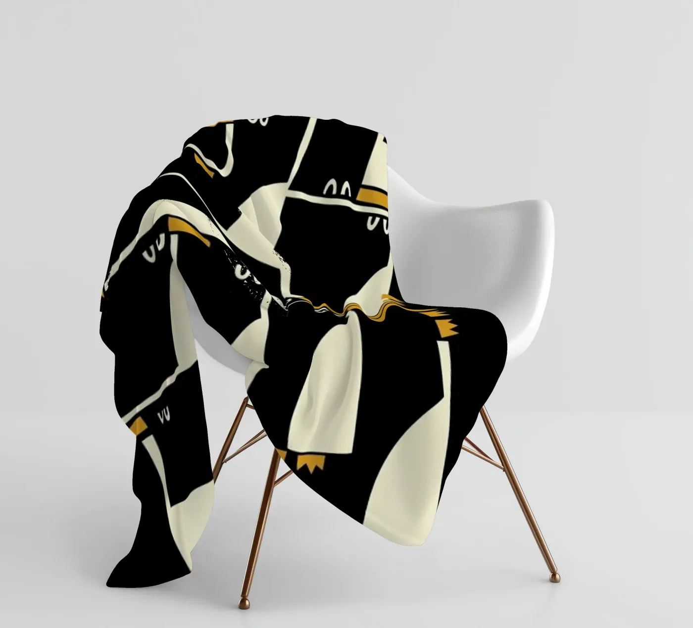 Penguins Fleecedecke von Fox & Velvet