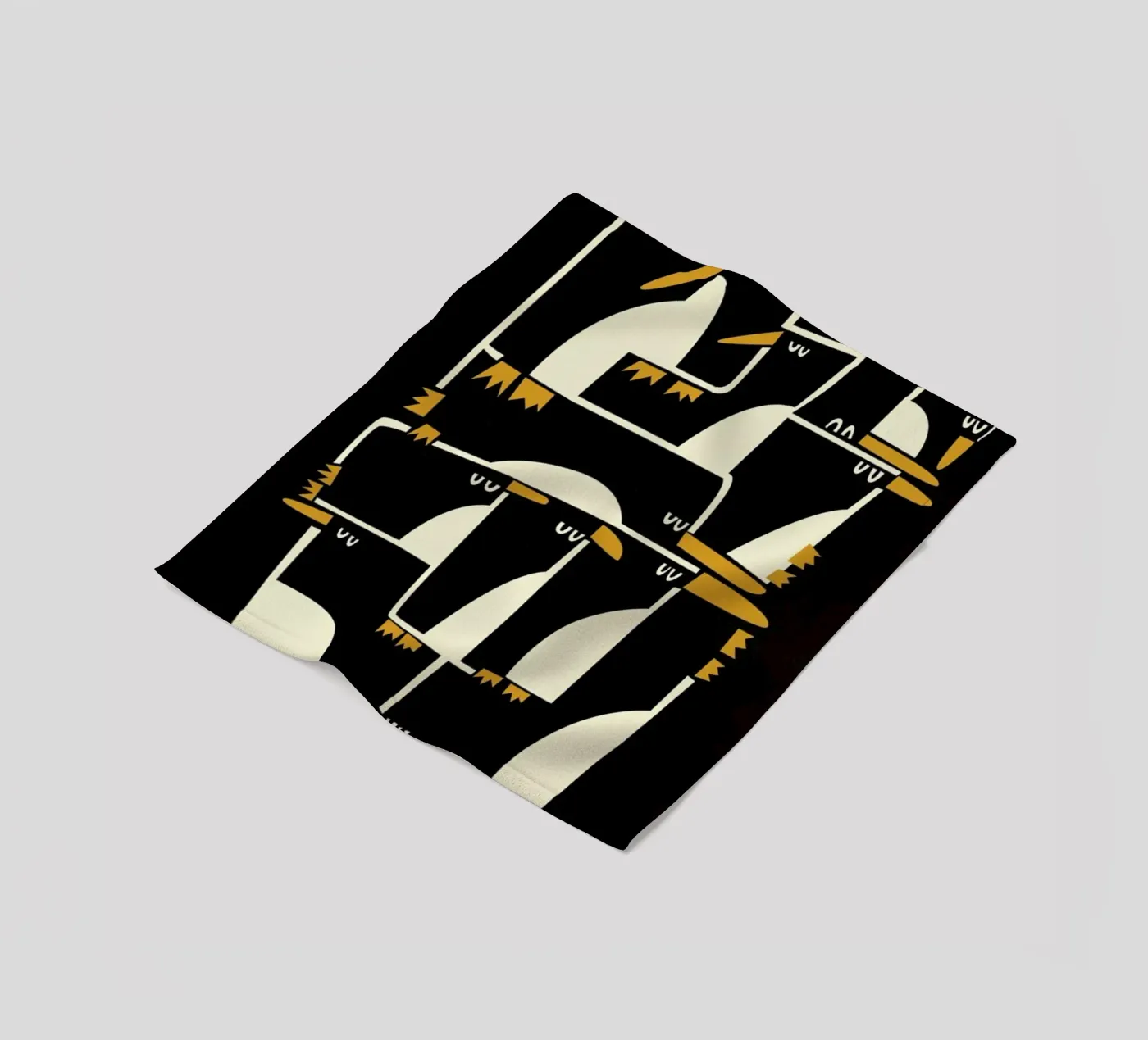 Penguins Fleecedecke von Fox & Velvet