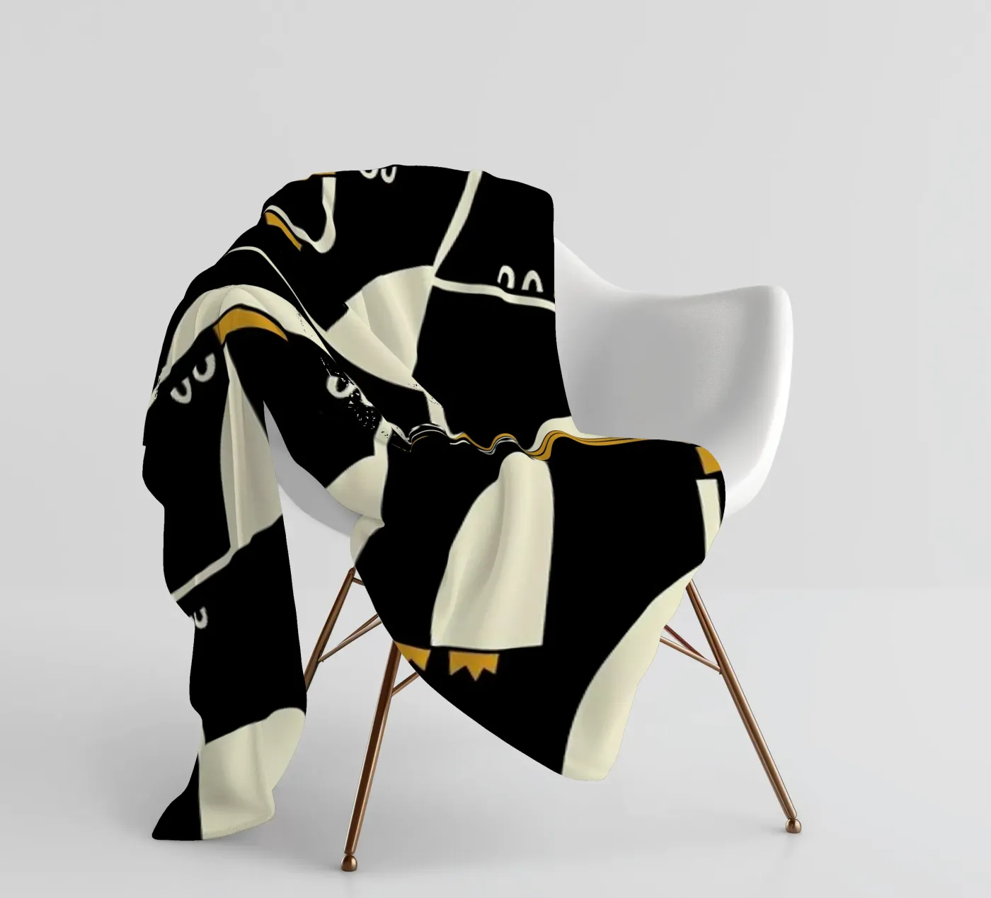 Penguins Fleecedecke von Fox & Velvet