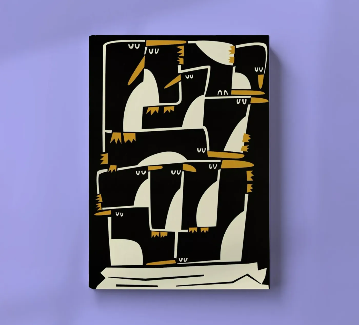 Penguins notebook by Fox & Velvet
