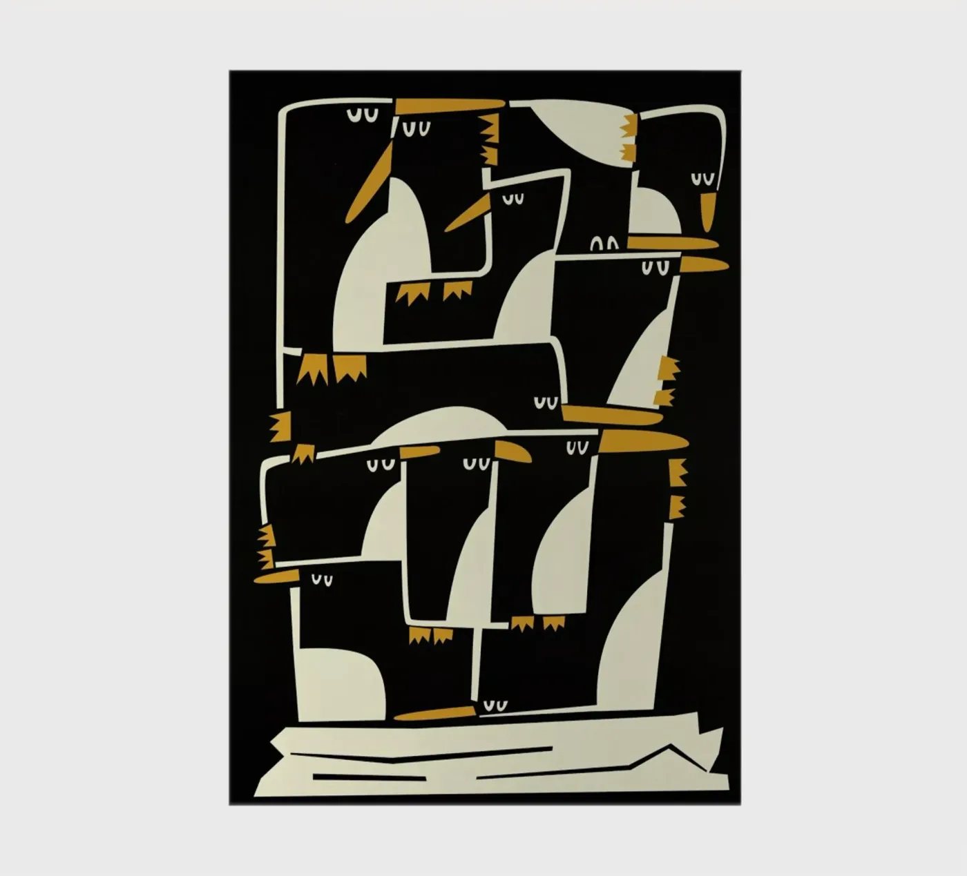 Penguins notebook by Fox & Velvet