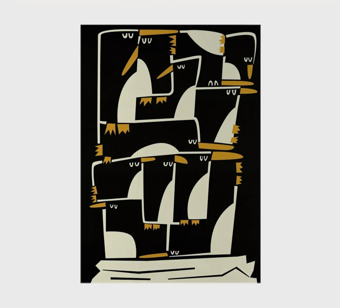 Penguins notebook by Fox & Velvet