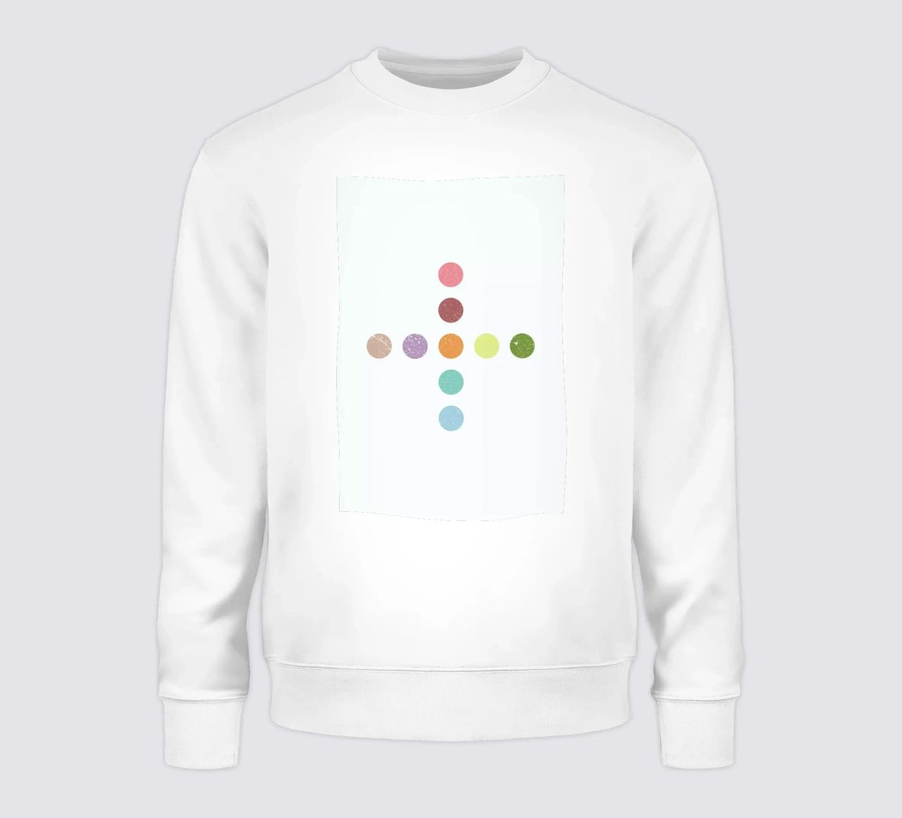 Color Dots Cross felpa da LeDieg