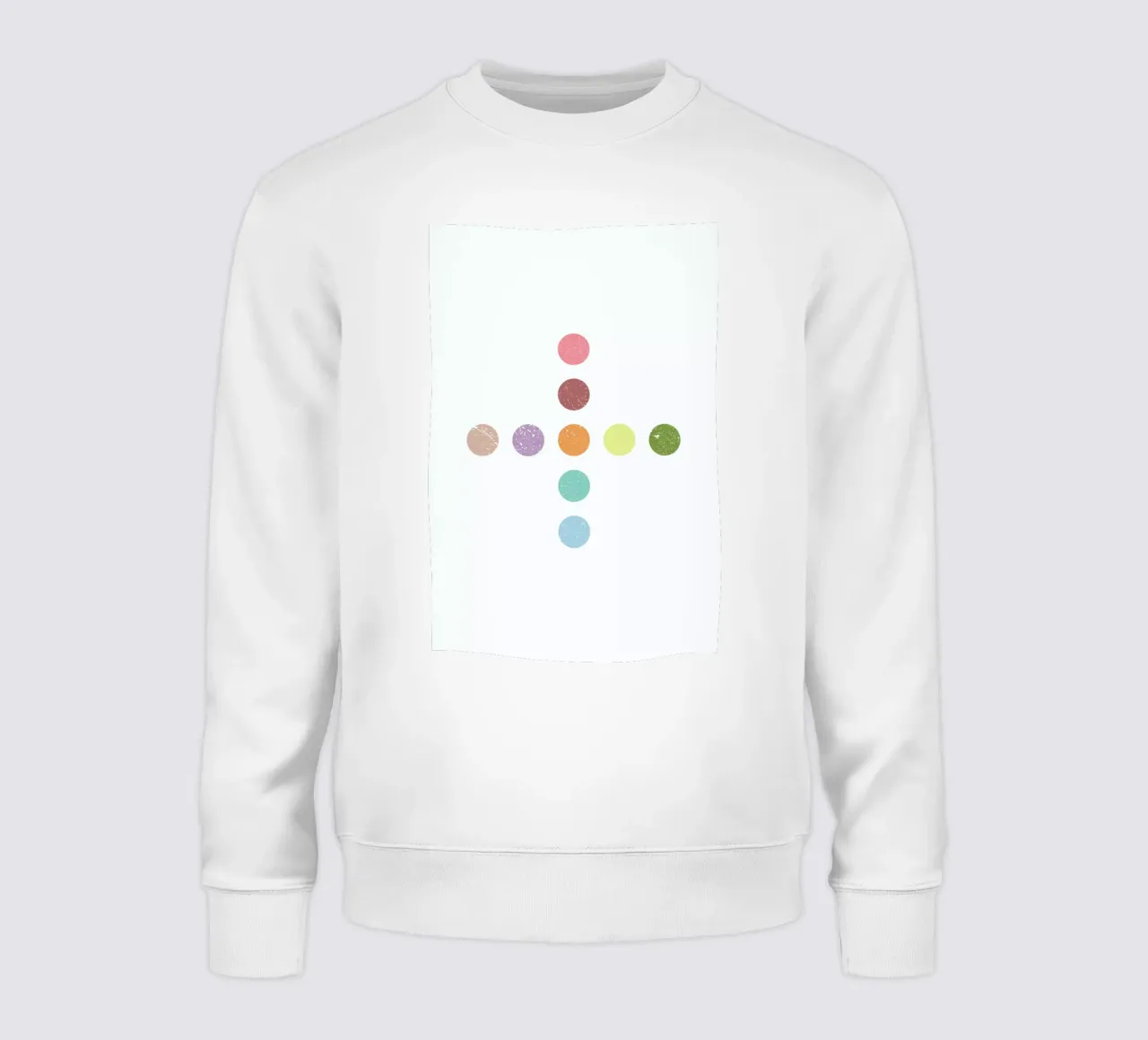 Color Dots Cross felpa da LeDieg