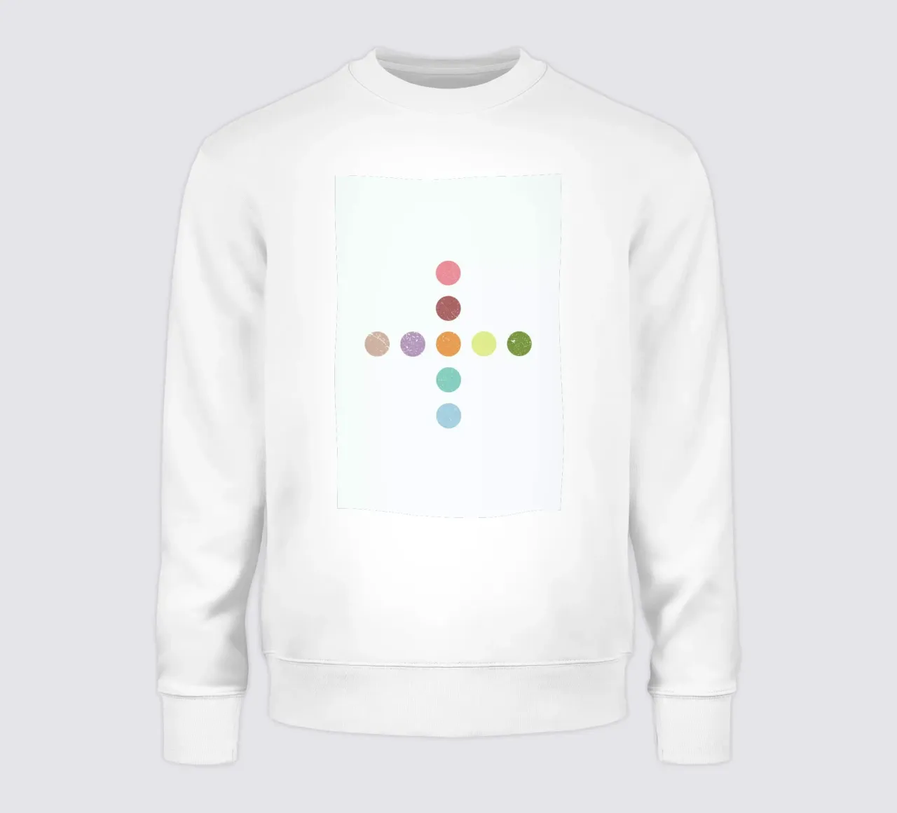 Color Dots Cross felpa da LeDieg
