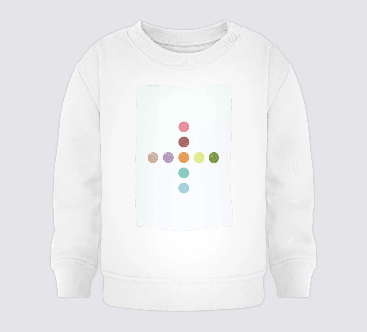 Color Dots Cross felpa neonato da LeDieg