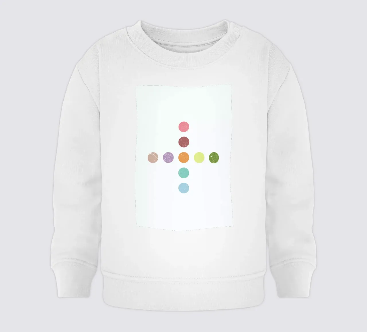 Color Dots Cross felpa neonato da LeDieg