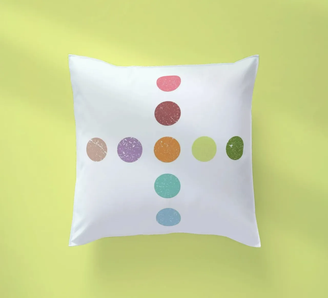 Color Dots Cross cuscino da LeDieg