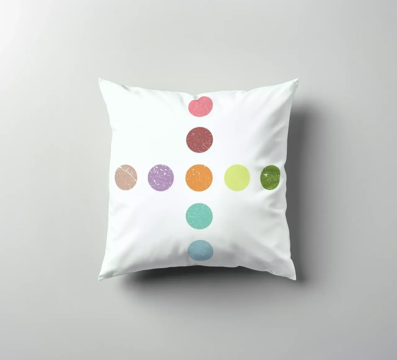 Color Dots Cross cuscino da LeDieg