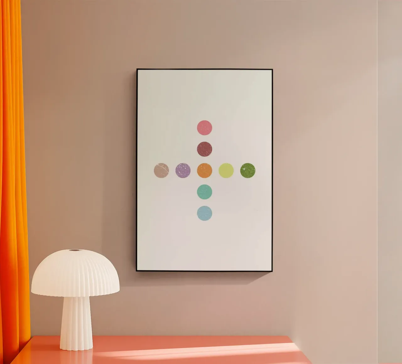 Color Dots Cross plexiglass da LeDieg