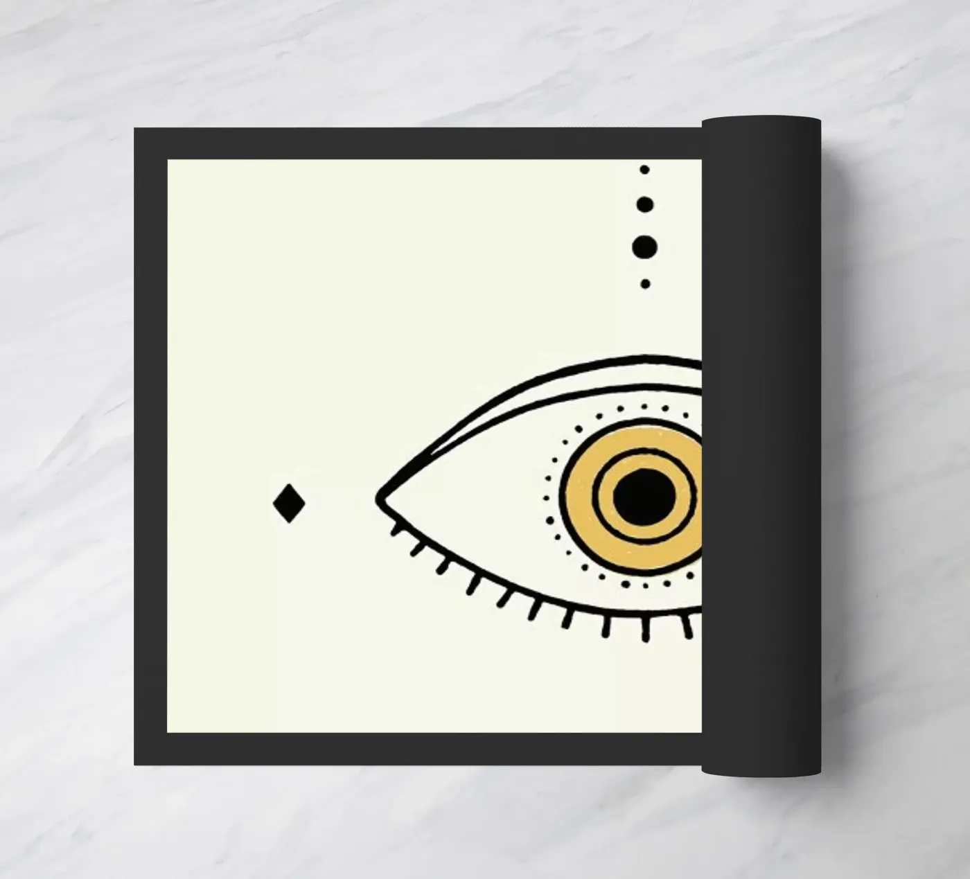 Eye Moon deurmat van Florent Bodart