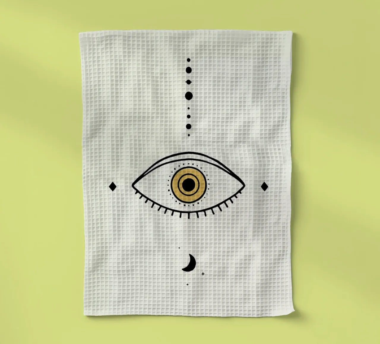 Eye Moon canovaccio da cucina da Florent Bodart