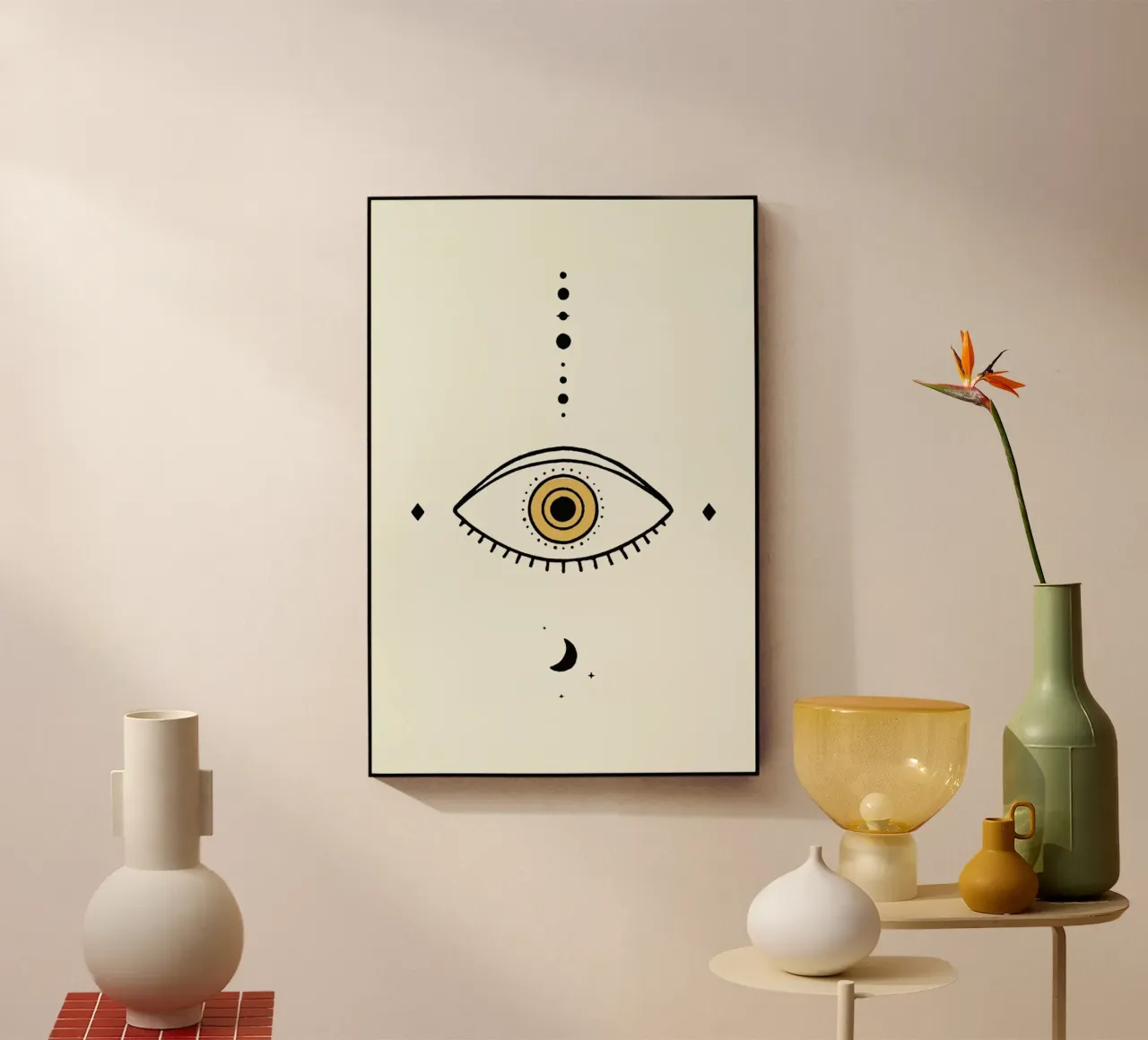 Eye Moon plexiglass da Florent Bodart