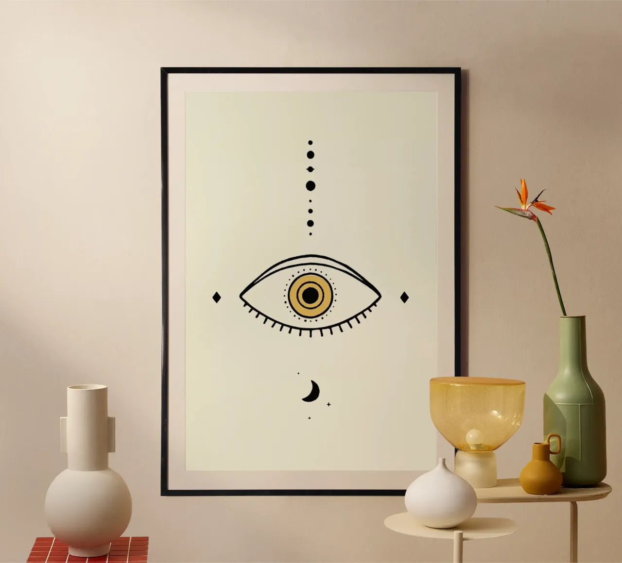 Eye Moon poster da Florent Bodart