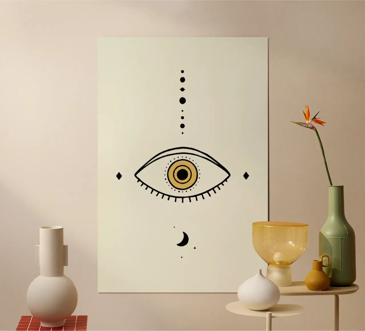 Eye Moon poster da Florent Bodart
