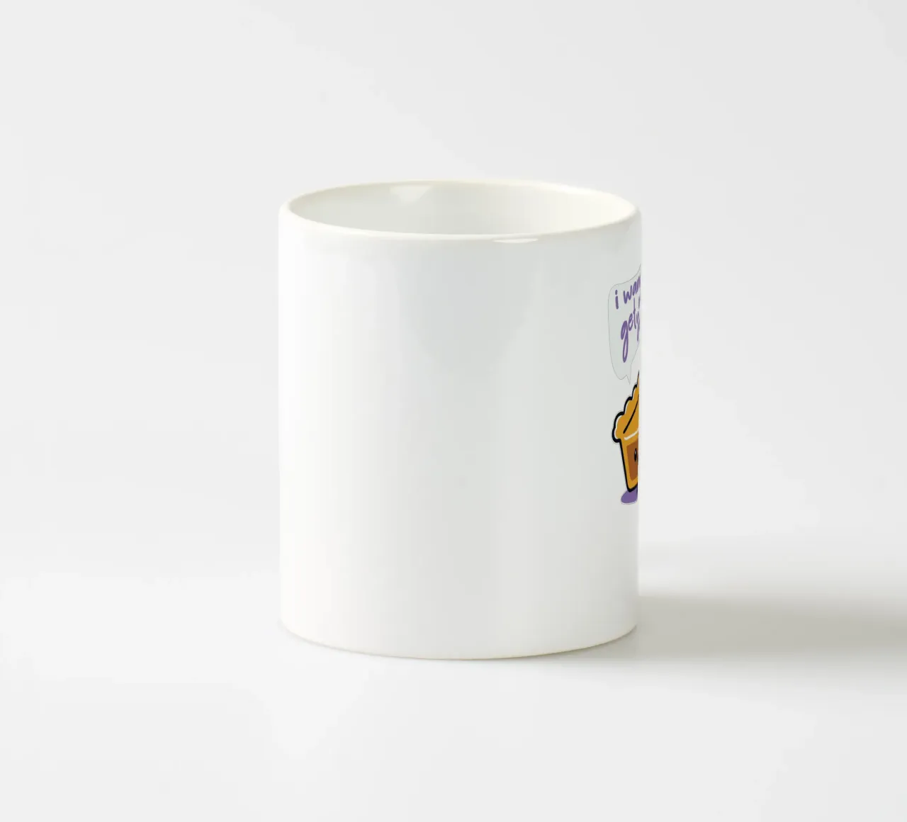 I wanna get on you tazza in ceramica da edsonramosart