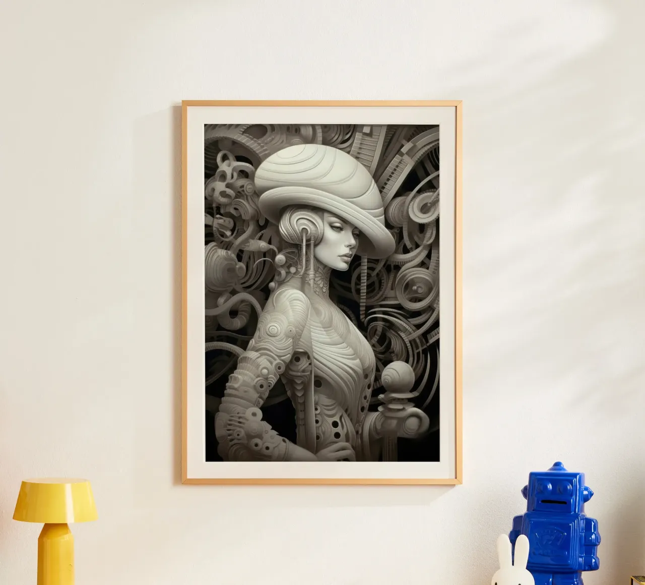 Art Deco Woman hahnemühle by Artful Muse
