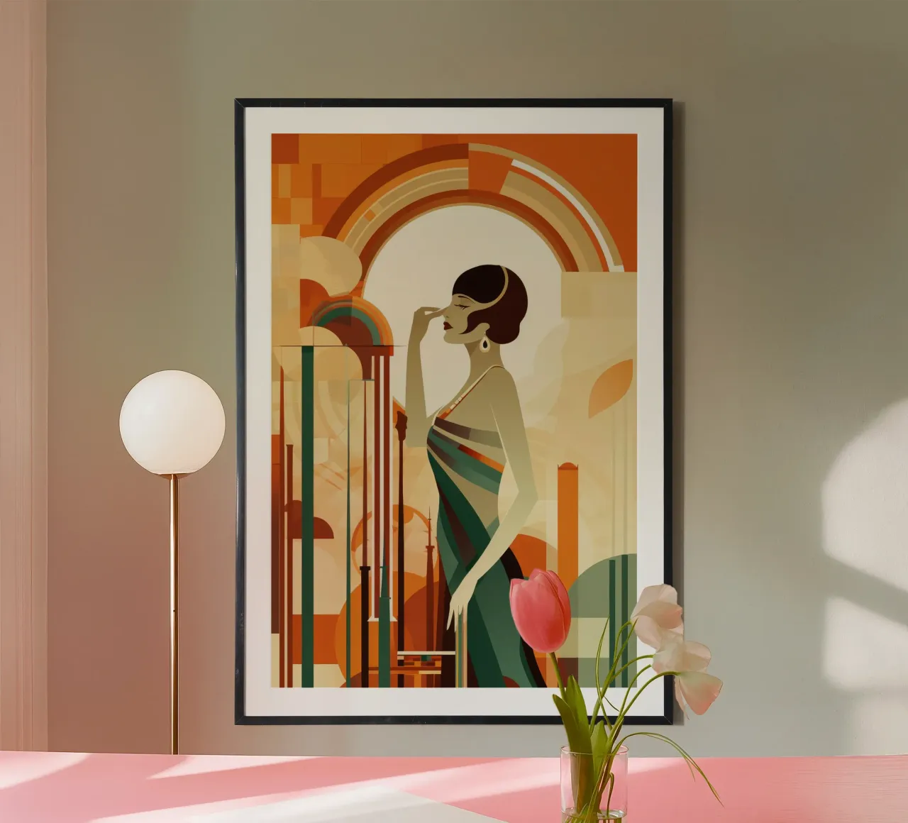 Art Deco Woman poster da Artful Muse