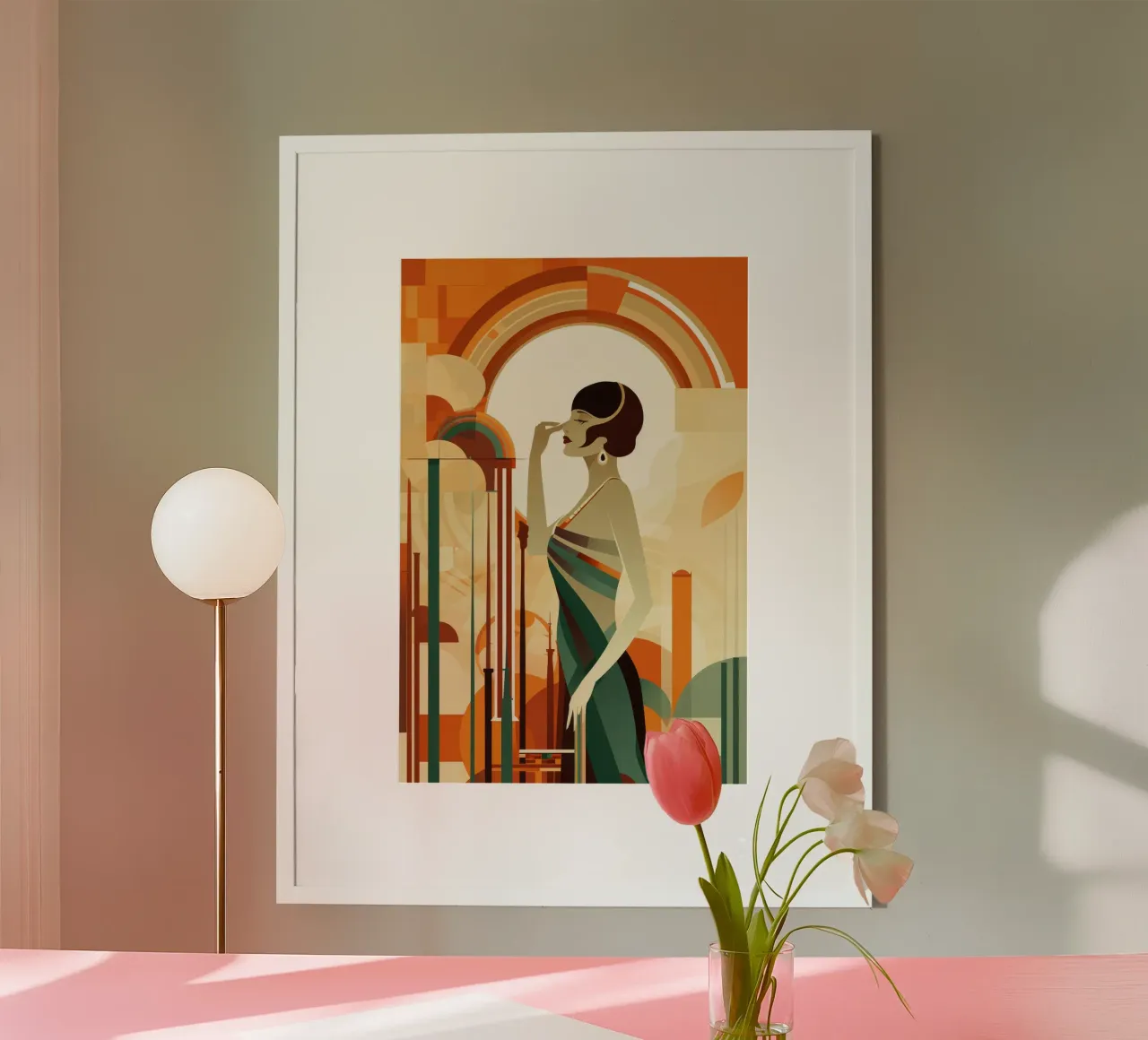Art Deco Woman poster da Artful Muse